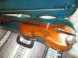 Rare Fine Old Antique 1900 Vintage German Master From Lintz 4/4 Violin - Solo Tone 11