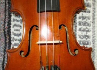 Rare Fine Old Antique 1900 Vintage German Master From Lintz 4/4 Violin - Solo Tone 4