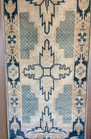Rare Ako Dantsu Japanese Carpet,  1880 - 1920s U92 2