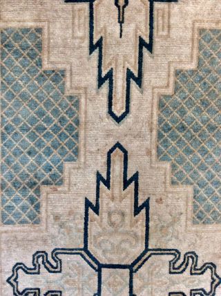Rare Ako Dantsu Japanese Carpet,  1880 - 1920s U92 4