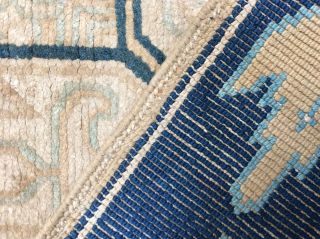 Rare Ako Dantsu Japanese Carpet,  1880 - 1920s U92 7
