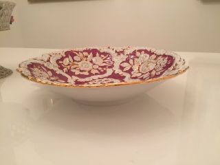 Vintage Antique Meissen German Hand Painted Large Porcelain Bowl 2