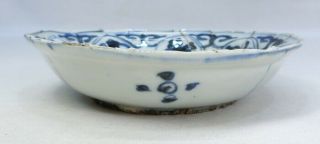 F442: Real old Chinese porcelain plate called KOSOMETSUKE w/reference value. 7