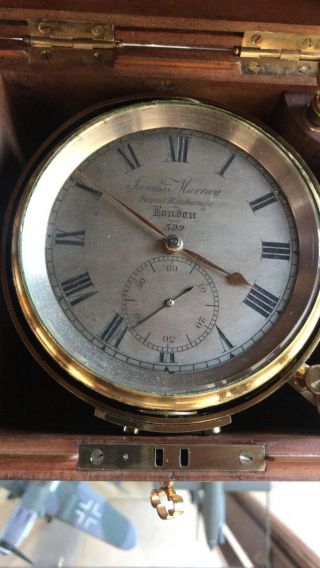 RARE James Murray 1 Day Marine Chronometer C.  1825 10