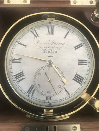 Rare James Murray 1 Day Marine Chronometer C.  1825