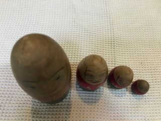 Vintage Japanese nesting doll Extremely Rare Humpty Dumpty 5