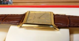 VINTAGE PATEK PHILIPPE 3490 GONDOLO 18K GOLD MECHANICAL MENS 26MM WATCH 6