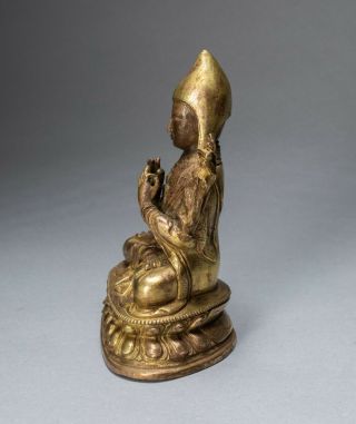 Chinese Antique/Vintage Sino - Tibetan Gilt Bronze Buddha 4