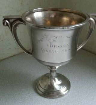Vintage Silver Scottish Military Shooting Trophy - 4/5th Bn Seaforth Highlander
