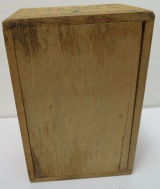 Vintage Dovetailed Wood Box of Classroom Chalk Hygieia Forsyte 5