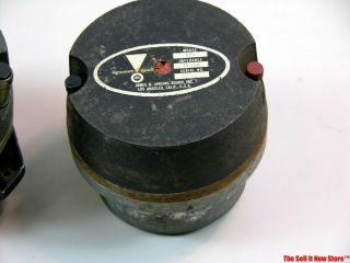 PAIR Vintage JBL 075 Tweeter Driver Professional Horn Audio Speaker Project USA 6