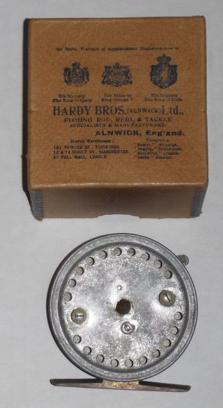 Rare Vintage Hardy 2 ¾” Triumph Silex Reel Boxed Circa 1925 1 Of 5 Produced