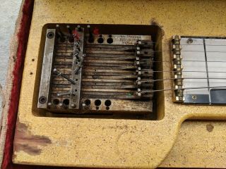 Vintage 1958 Kalina/harlin Bros Multi - Kord Pedal Steel Antique Lap Guitar