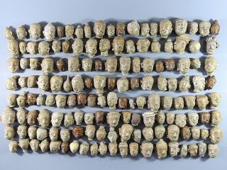 Whole 149 Antique Head Ceramic Doll From Thailand Don 