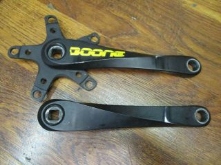 Vintage Boone 170l 100/74 Bcd Square Taper Crank Arm Set - Black