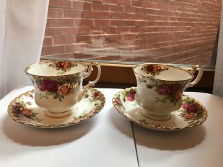 Antique Gorgeous Bone China Cup And Saucer
