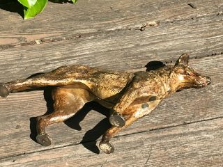 Vintage Hubley German Shepherd Door Stop Cast Iron 5