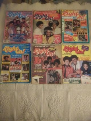 RIGHT ON MAGAZINES VINTAGE RARE FROM 1972 to 1990 33 from 70,  s 4