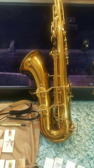 Vintage 1938 Conn 10M Naked Lady Tenor Saxophone Transitional M284xxx 2