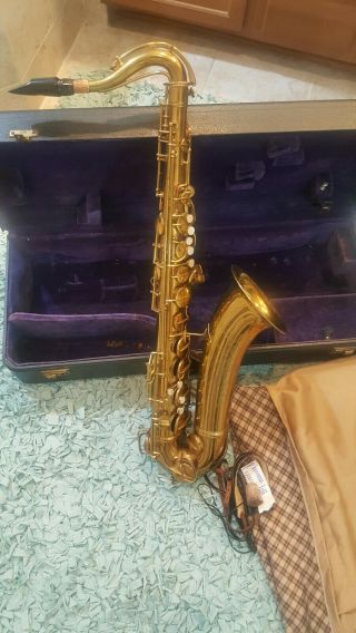 Vintage 1938 Conn 10M Naked Lady Tenor Saxophone Transitional M284xxx 6