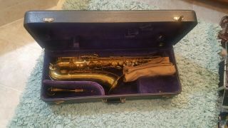 Vintage 1938 Conn 10M Naked Lady Tenor Saxophone Transitional M284xxx 7