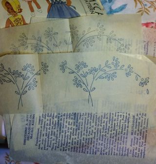 Vintage McCall Cute Girl ' s Sundress & Bonnet Sewing Pattern 819,  Uncut sz.  6 6