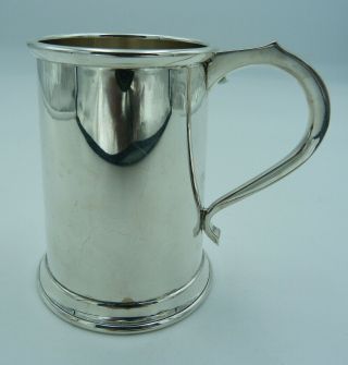Elizabeth Ii Silver Half Pint Tankard 1966 (cup,  Mug)