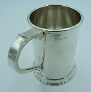 Elizabeth II Silver Half Pint Tankard 1966 (Cup,  Mug) 2