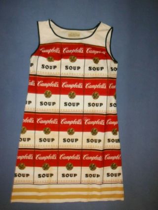 Andy Warhol 1960 ' s Campbell ' s Souper Dress With Insert Papers. 10