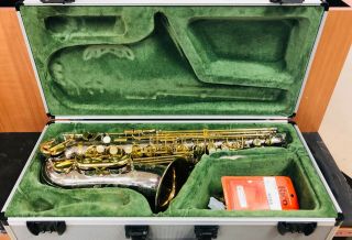 Julius Keilwerth Sx90R Silver & Gold Alto Saxophone RARE $5900.  00 2