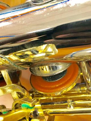 Julius Keilwerth Sx90R Silver & Gold Alto Saxophone RARE $5900.  00 6