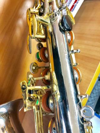 Julius Keilwerth Sx90R Silver & Gold Alto Saxophone RARE $5900.  00 7