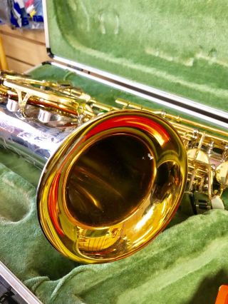 Julius Keilwerth Sx90R Silver & Gold Alto Saxophone RARE $5900.  00 8