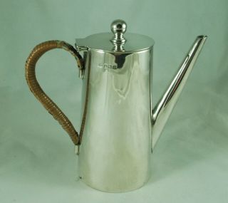 Antique Silver Batchelors Coffee Pot Syner & B Birmingham 1928 275g A602017