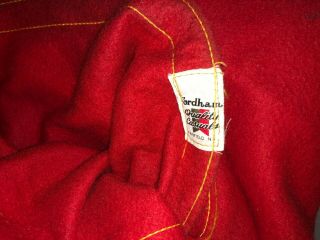 World War II US MARINE CORPS Red Felt Banner Or Blanket Size 80 X 70 5