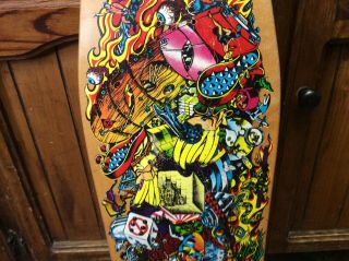 Nos 1987 Santa Cruz Christian Hosoi Vintage Deck