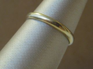 Antique 14K Gold Ostby & Barton Wedding Band - Size 7.  25/.  6875 - TITANIC Related 2