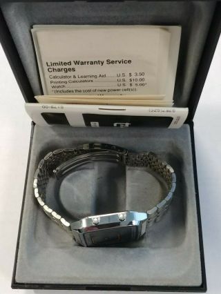 NOS Vintage Seiko G757 - 405A James Bond Alarm Chronograph Quartz LCD Watch 8