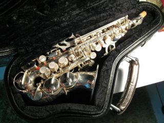 Rampone Cazzani R1 Jazz Curved Sopranino Sax Eb (E Flat) rare 12