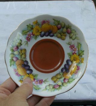 Vintage Porcelain Tea Cup & Saucer SET Royal Albert Country Fayre Dorset Fruits 3