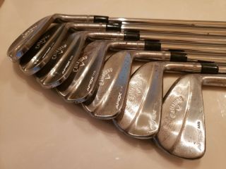 Tour Issue Callaway 2018 Apex MB Irons 4 - PW Extremely rare Raw Finish X100 E4 2