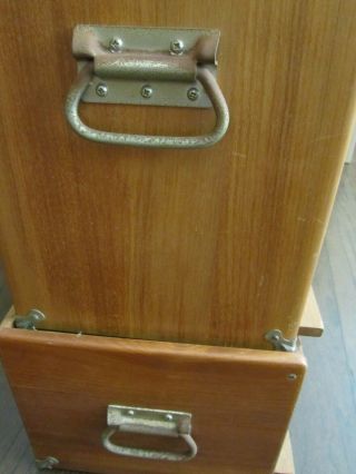 Gerstner & Sons Machinist Tool Box W62 Walnut Chest & E495 Base Set Vintage LOOK 12