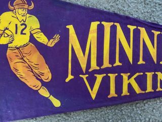 Minnesota Vikings 1960’s rare vintage pennant 6