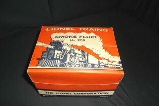 Lionel Rare No.  909 - 12 Dealer Display 12 2 Oz.  No.  909 Smoke Fluid