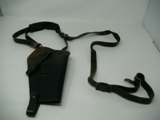 Vintage Us Military Leather 1911 Shoulder Holster Pistol Hunter Corp 7791527