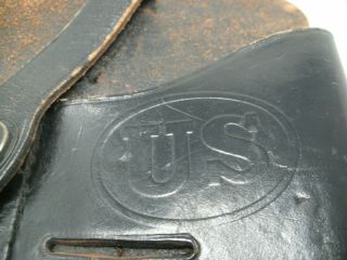 Vintage US Military Leather 1911 Shoulder Holster Pistol Hunter Corp 7791527 3