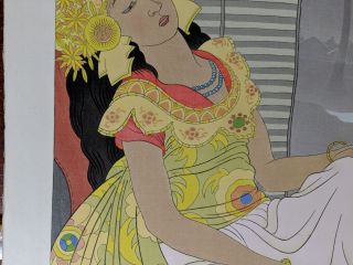 1940 Paul Jacoulet Japanese Woodblock Print Apres La Danse Celebes 32/350 4
