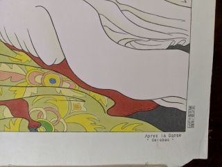 1940 Paul Jacoulet Japanese Woodblock Print Apres La Danse Celebes 32/350 7