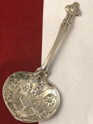 Rare Gorham Sterling H Pattern Martele Style Art Nouveau Bon2 Spoon Hz 060419cb@