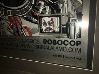 Robocop Metal Variant Print - Tyler Stout Mondo - Signed - Rare 3